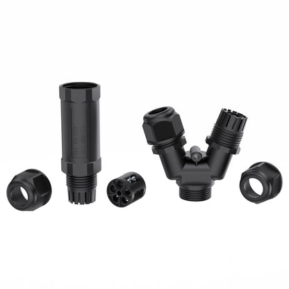 EW M25Y 2Pin Waterproof Screw Connector