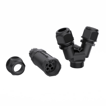 EW M25Y 2Pin Waterproof Screw Connector