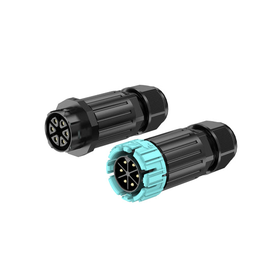 Wasserdichter Kabelstecker EW M28 6Pin für den Außenbereich