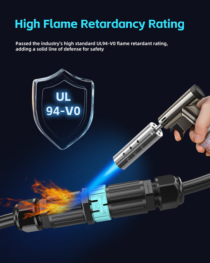 EW M28 3Pin Outdoor Waterproof Electrical Connector