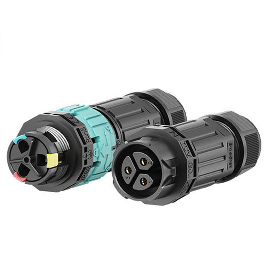 EW P23MF 3Pin Screwless Waterproof Cable Connector IP68