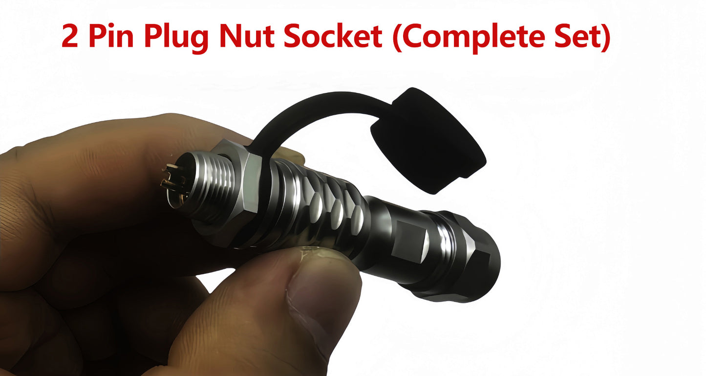 EW SF10 2 Pin Panel Mount Power Connector