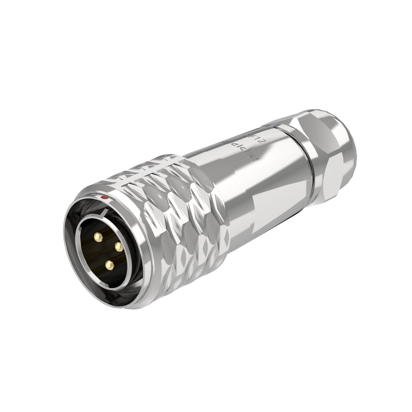 EW SF12 3 Pin Circular Plug Connector Metal