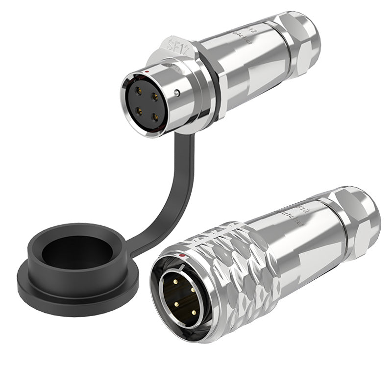 EW SF12 4 Pin Circular Connector Electrical Metal
