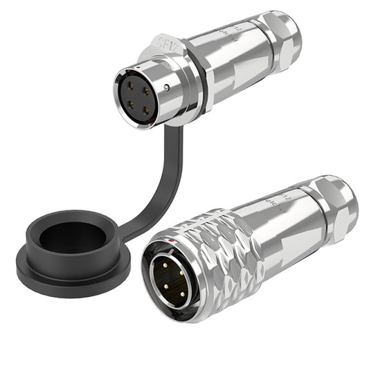 EW SF12 4 Pin Circular Connector Electrical Metal