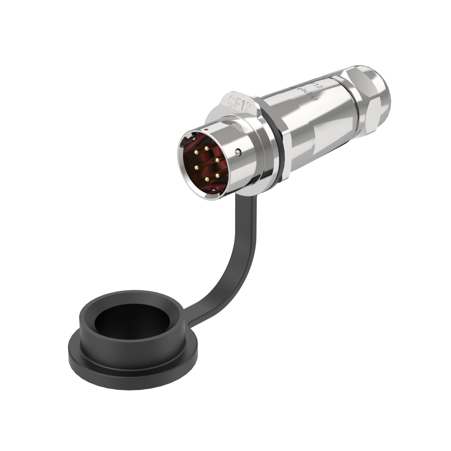 EW SF12 6 Pin Circular Plug Socket Metal
