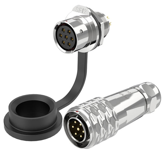 EW SF12 7 Pin Panel Mount Connector Metal