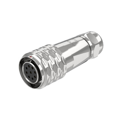 EW SF12 9 Pin Circular Plug Socket Metal