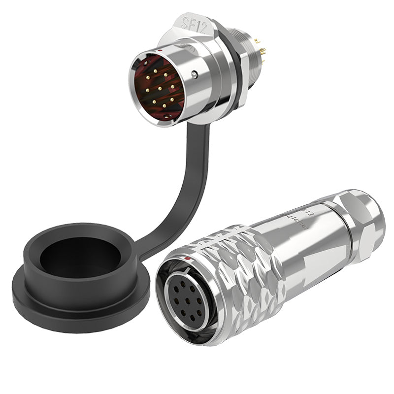 EW SF12 9 Pin Panel Mount Connector Metal
