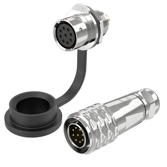 EW SF12 9 Pin Panel Mount Connector Metal