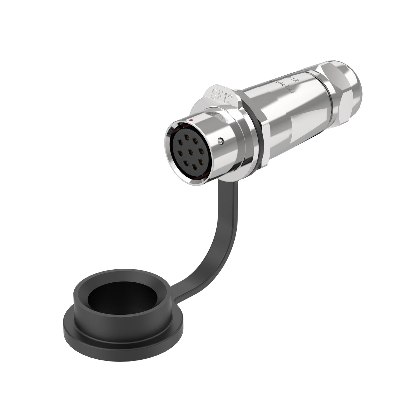 EW SF12 9 Pin Circular Plug Socket Metal