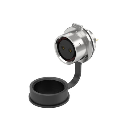 EW SF16 2 Pin Circular Connector Panel Metal