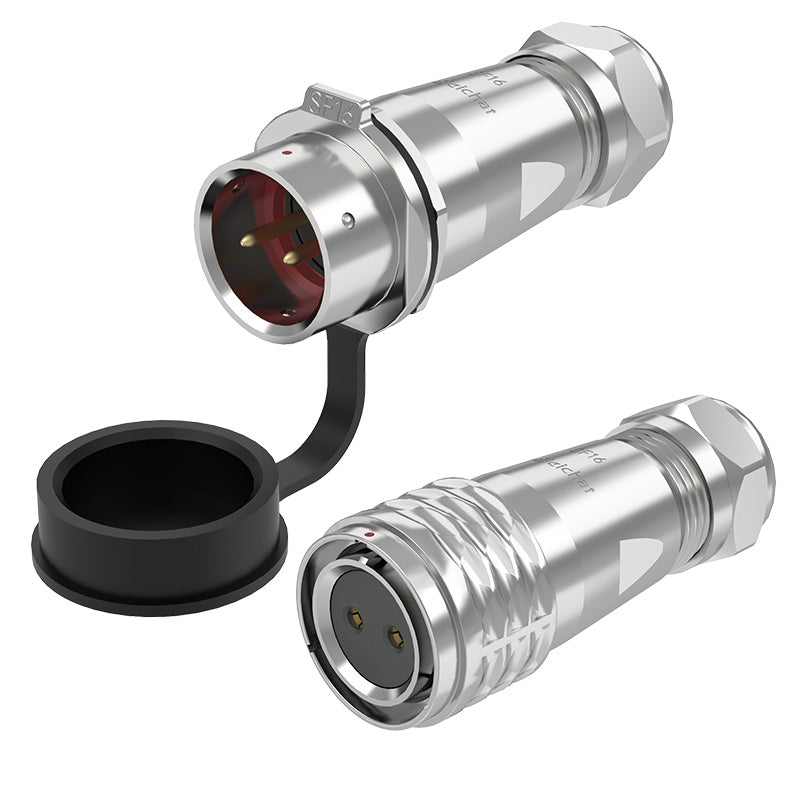 EW SF16 2 Pin Circular Connector Electrical Metal