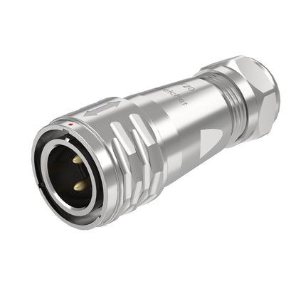 EW SF20 2 Pin Waterproof Plug Connectors Flange