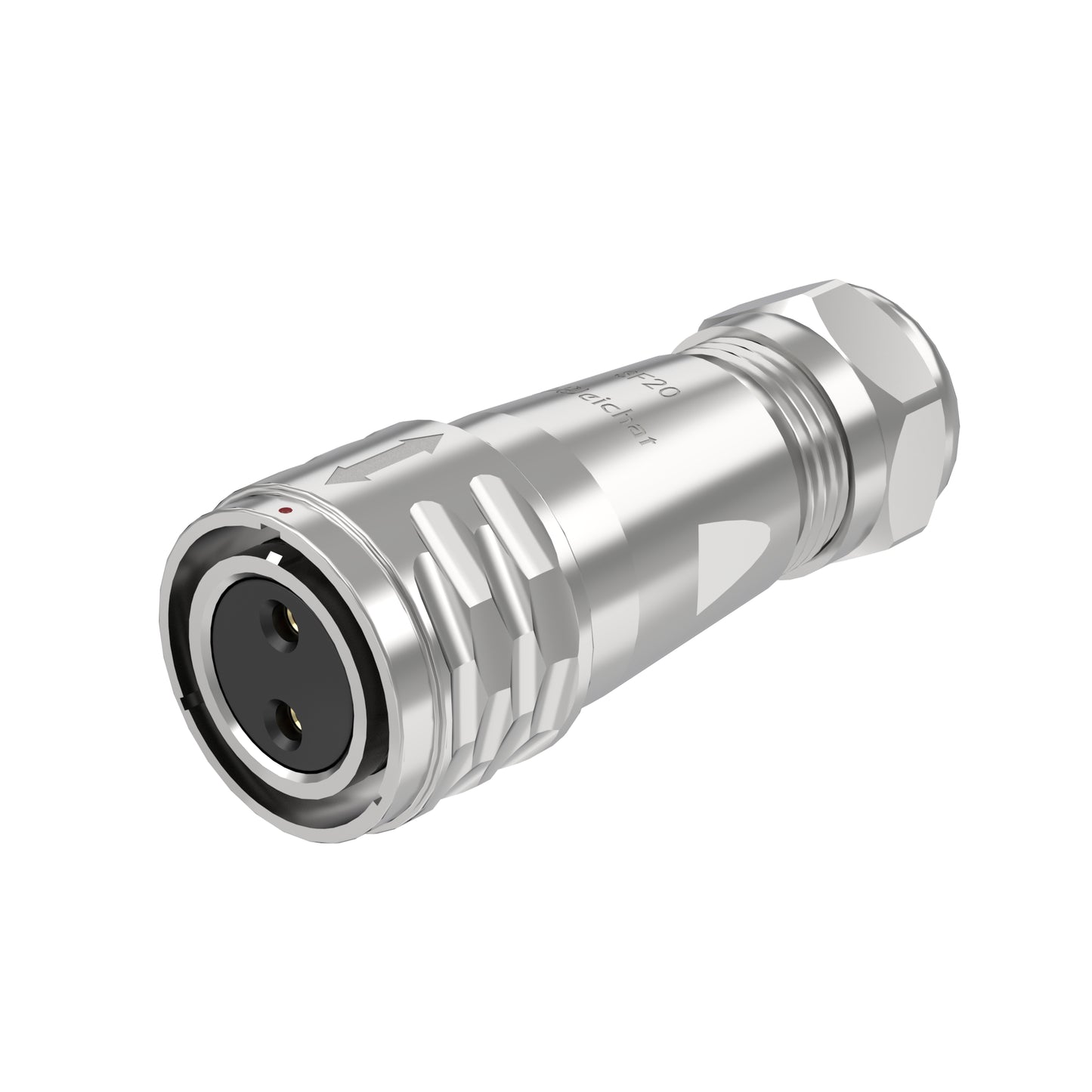 EW SF20 2 Pin Panel Mount Power Connector