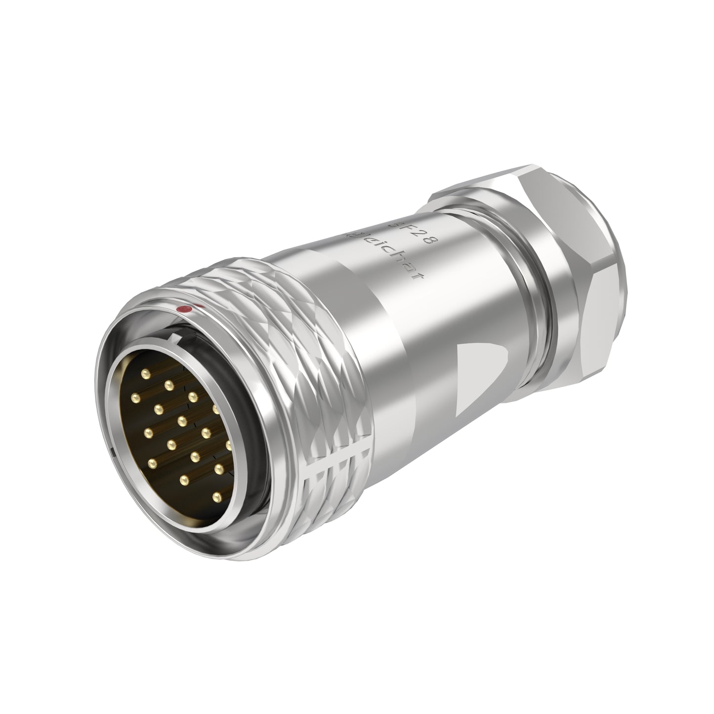 EW SF28 16 Pin Circular Plug Socket Aviation Connector Metal