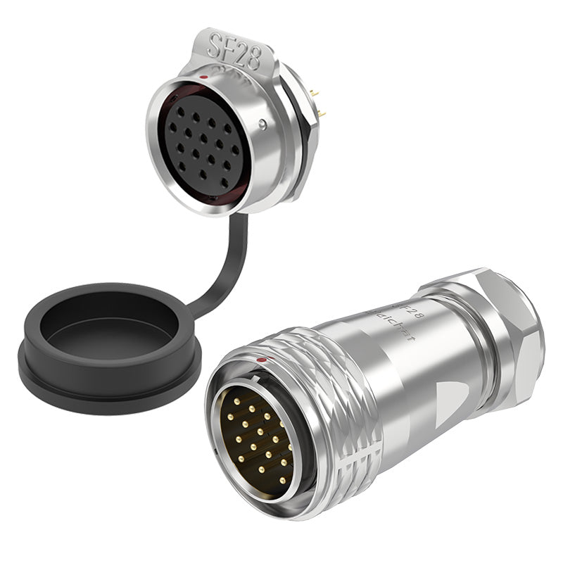 EW SF28 16 Pin Panel Mount Connector Metal