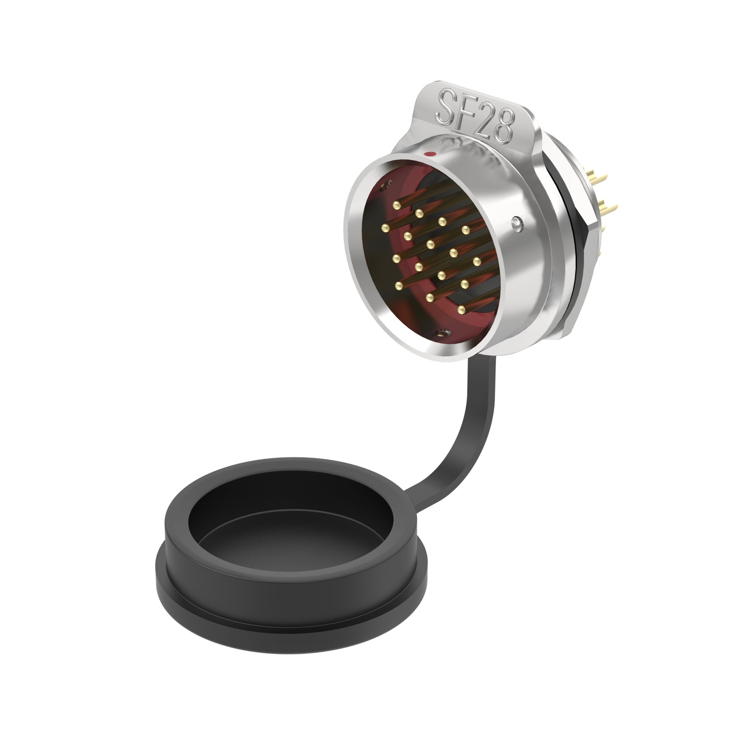 EW SF28 16 Pin Panel Mount Connector Metal