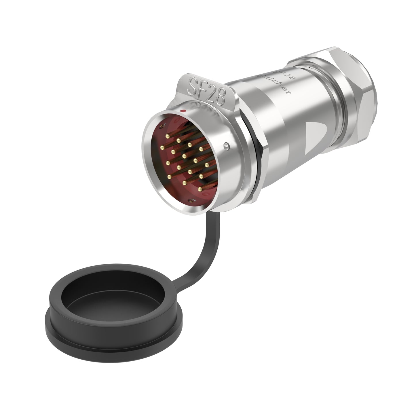 EW SF28 16 Pin Circular Plug Socket Aviation Connector Metal