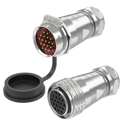 EW SF28 18 Pin Circular Connector Aviation Plug Metal