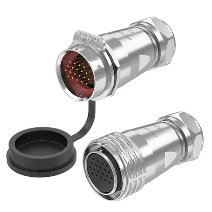 EW SF28 20 Pin Wasserdicht Aviation Connector Kabelstecker Metall