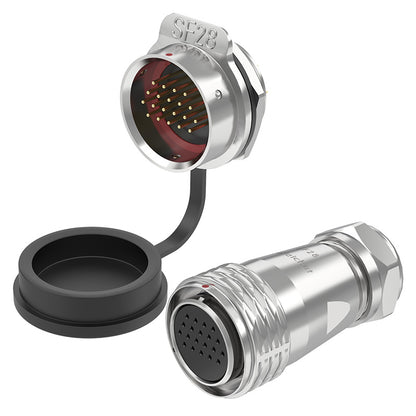 EW SF28 20 Pin Panel Mount Power Connector Metal
