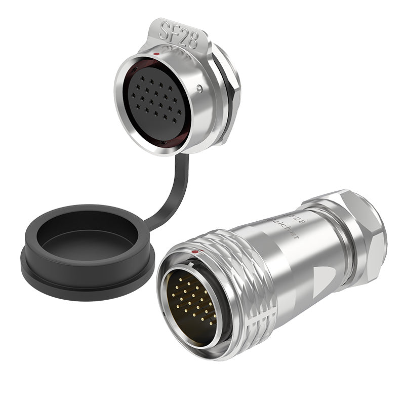 EW SF28 20 Pin Panel Mount Power Connector Metal