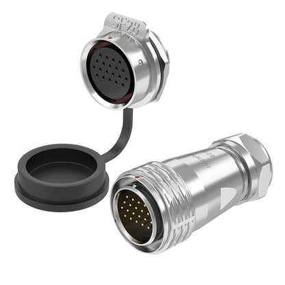 EW SF28 20 Pin Panel Mount Power Connector Metal