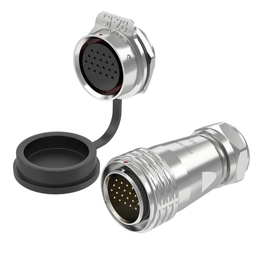 EW SF28 20 Pin Panel Mount Power Connector Metal
