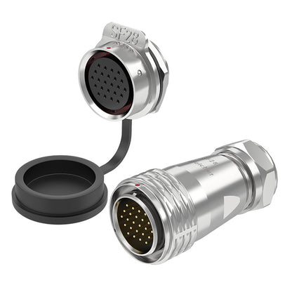 EW SF28 24 Pin Panel Mount Connector Metal