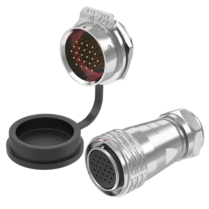 EW SF28 24 Pin Panel Mount Connector Metal