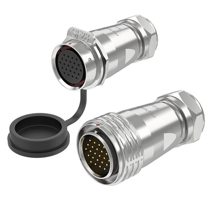 EW SF28 24-poliger Rundsteckverbinder, Typen aus Metall