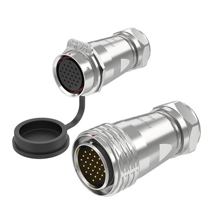 EW SF28 26 Pin Circular Connector Aviation Plug Metal