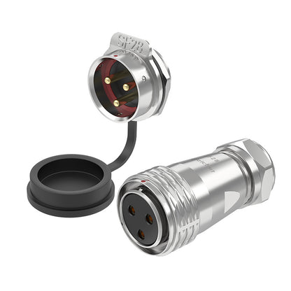 EW SF28 3 Pin Panel Mount Power Connector
