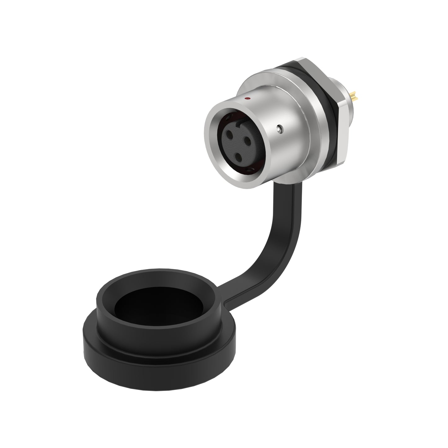 Connecteur circulaire EW SF6 3 broches pour panneau métallique
