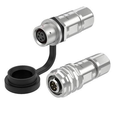 EW SF6 5 Pin Circular Plug Connector Metal