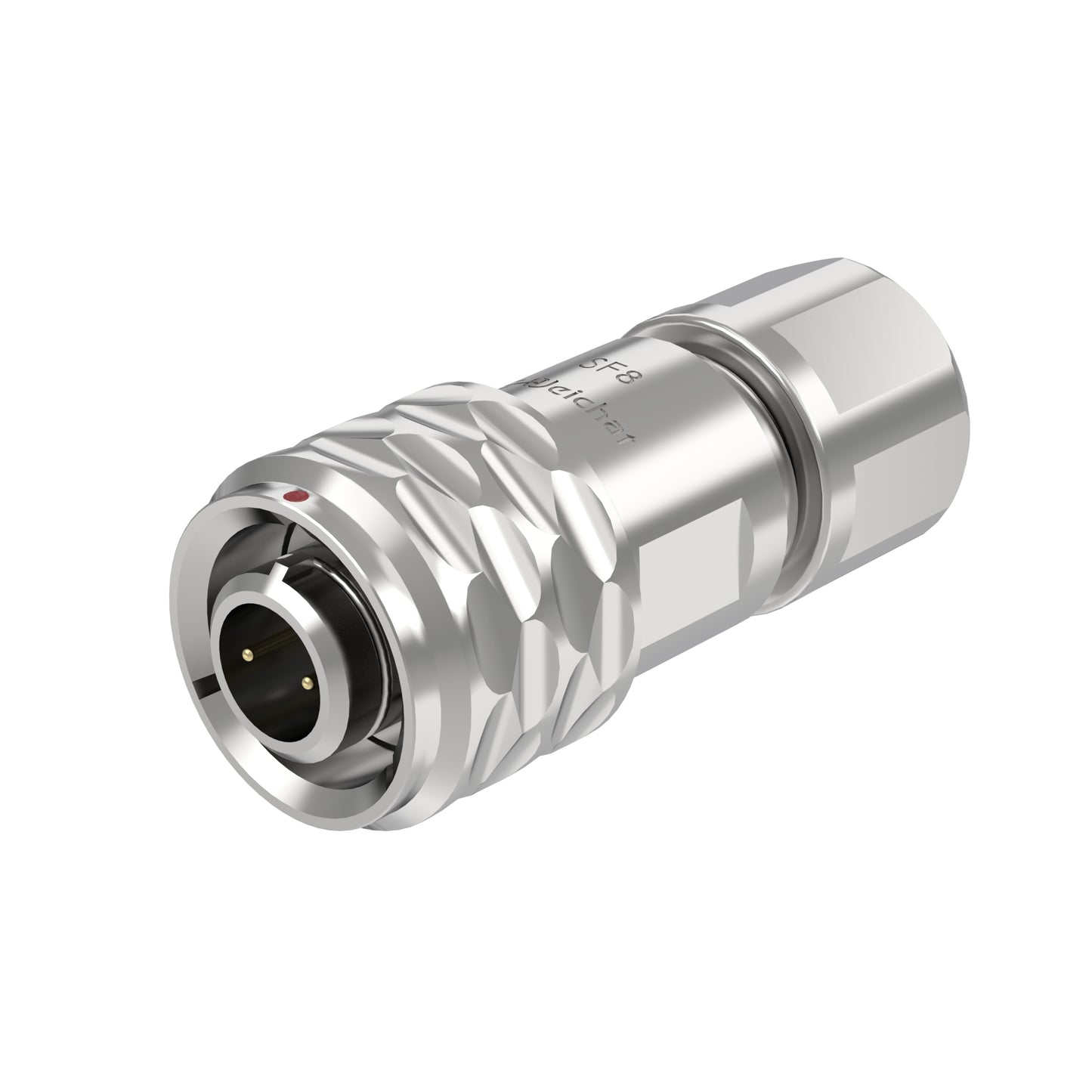 EW SF8 2-polige Rundsteckdose aus Metall