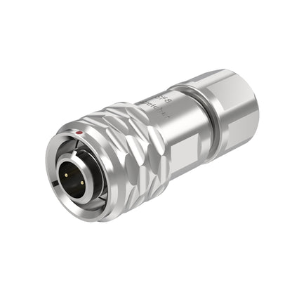 EW SF8 2 Pin Circular Panel Mount Connector Metal