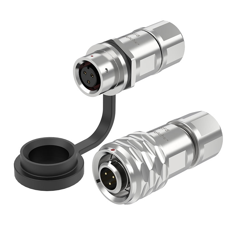 EW SF8 3-poliger Standard-Rundsteckverbinder aus Metall