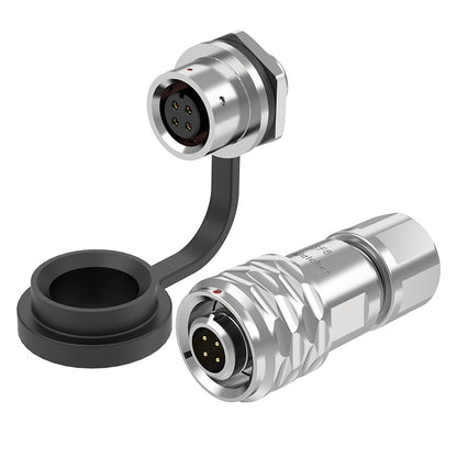 EW SF8 4 Pin Circular Male and Female Connectors Metal