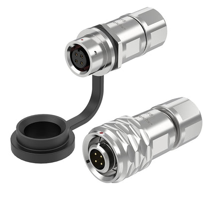 EW SF8 4 Pin Circular Connector Waterproof Aviation Plug Metal