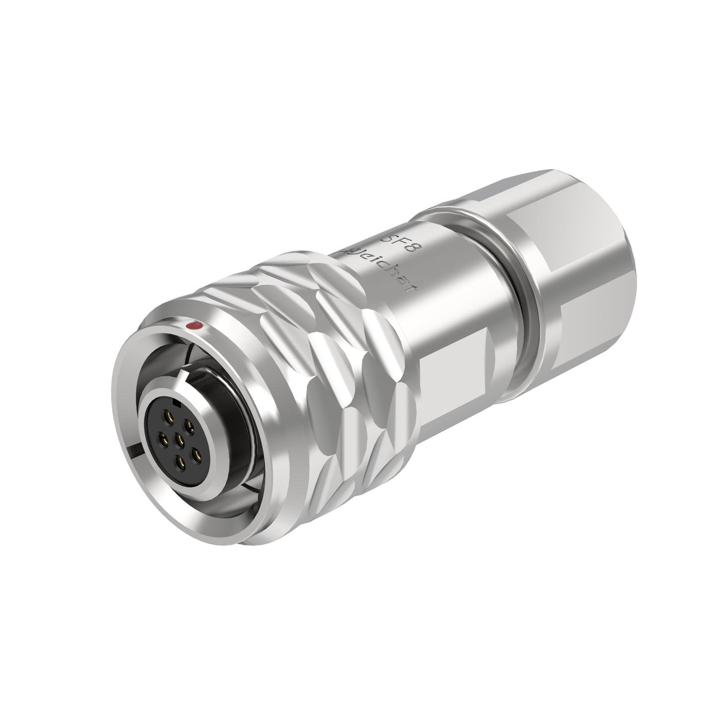EW SF8 6 Pin Circular Power Connector Types Metal