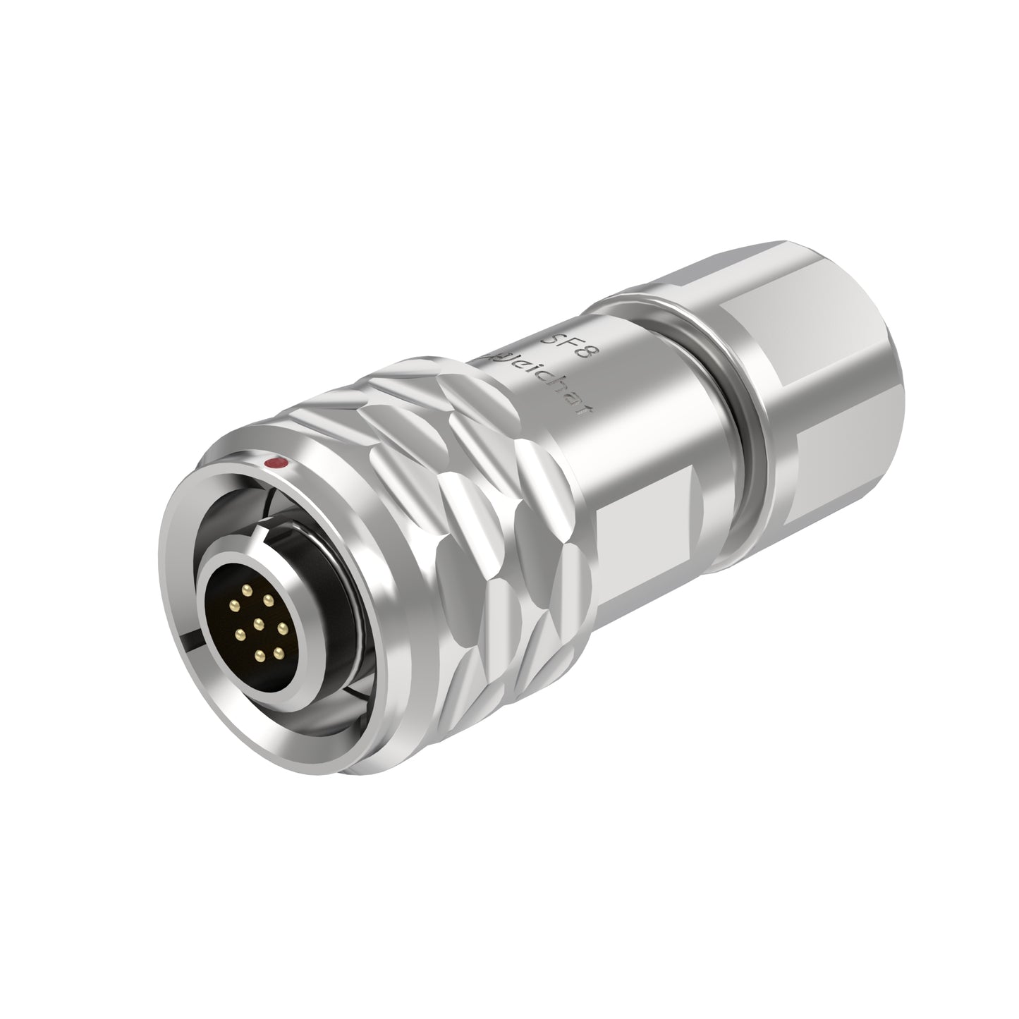 EW SF8 8 Pin Circular Plug Socket Metal