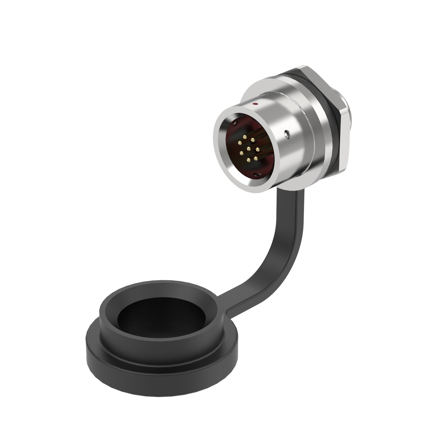 EW SF8 8 Pin Circular Panel Mount Connector Metal