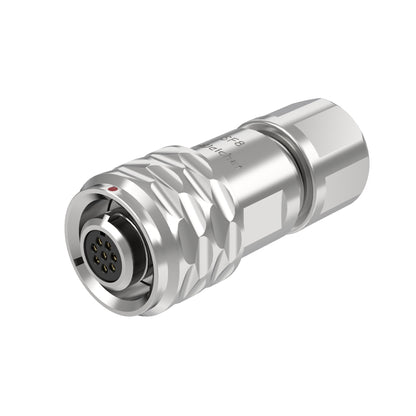 EW SF8 8 Pin Circular Panel Mount Connector Metal