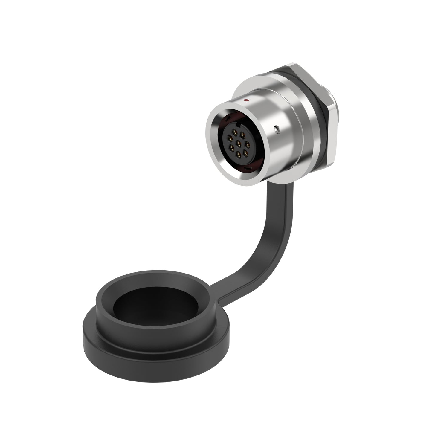 EW SF8 8 Pin Circular Panel Mount Connector Metal
