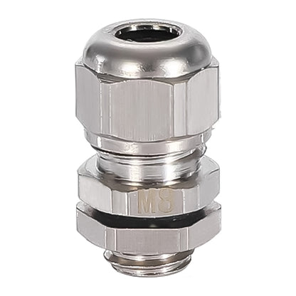 EW M8 Electrical Cable Gland IP68 2-4MM Metal
