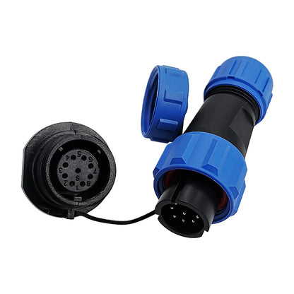 EW SP13 9 Pin Circular Plastic Wire Connector