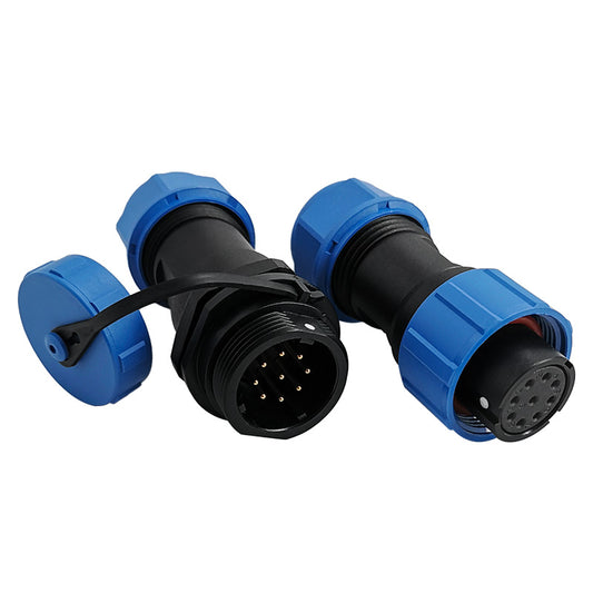 EW SP17 9 Pin Circular Plastic Wire Connector Plastic