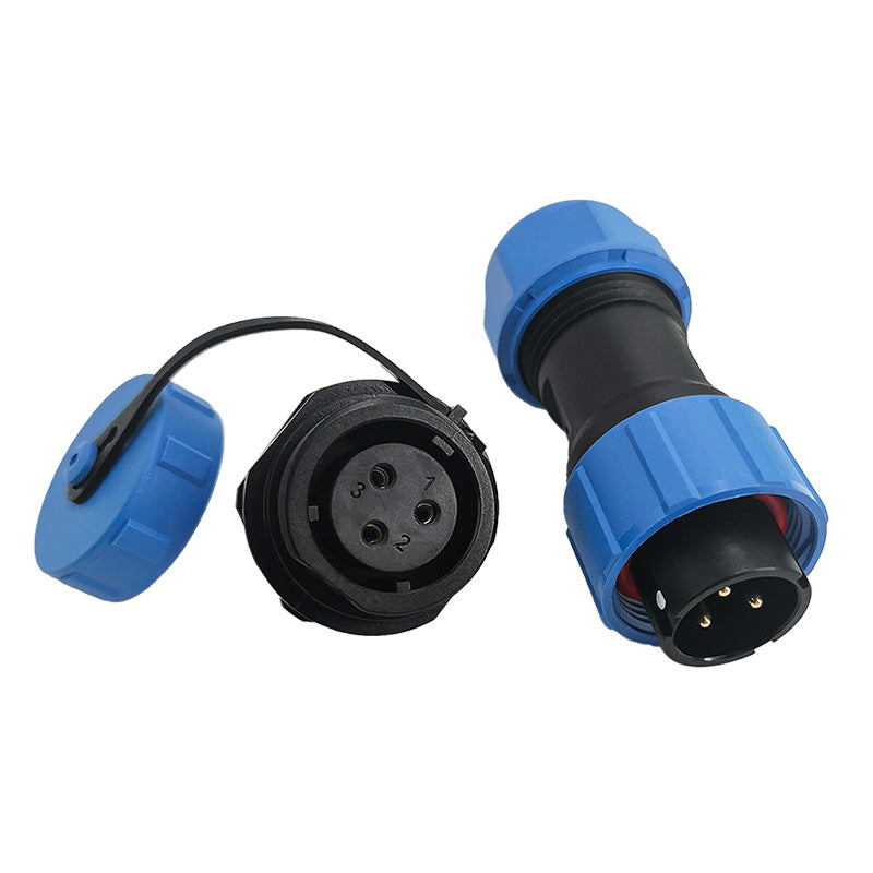 EW SP17 3 Pin Circular Plug Connector Plastic